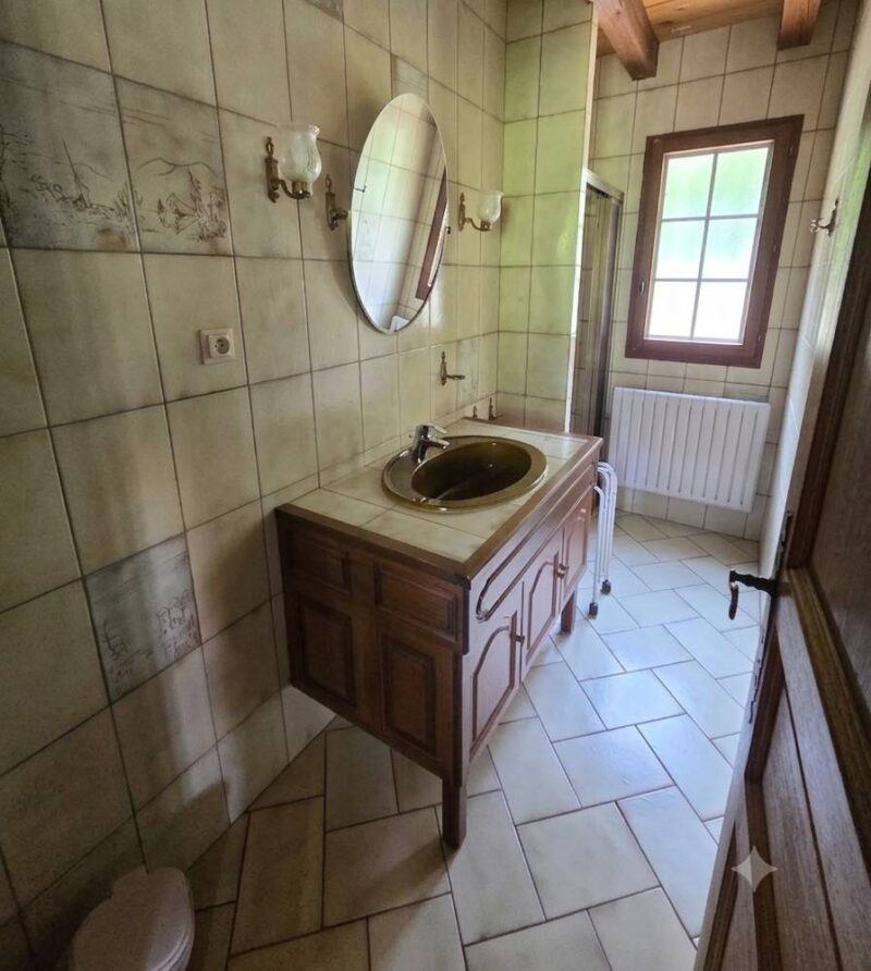 locations chalets vosges salle de bains